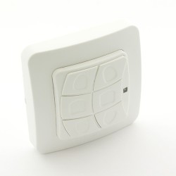 Emisor de 2 canales para pared