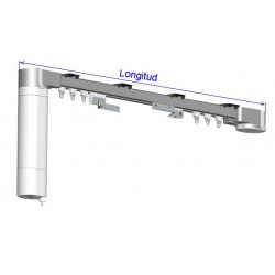 Medidas riel cortina motorizado