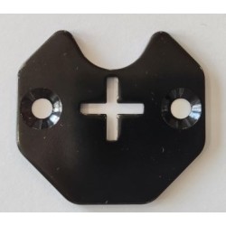 Placa metálica motor de 35 para estores