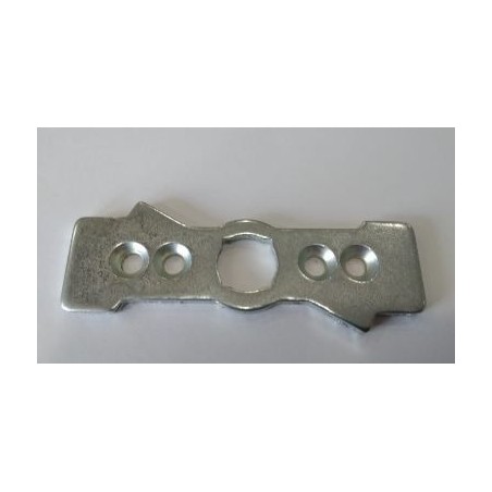 Placa frontal metálica para motor de 35mm