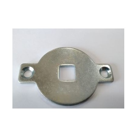 Placa frontal metálica circular para motor de 35