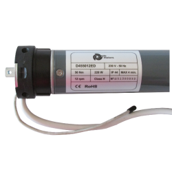 Motor de toldo cofre Ø45 RF 50Nm. Límites electrónicos